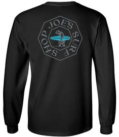 This classic, Joe's Surf Shop Walking Bear Long Sleeve Tee, is the perfect top for those who love surfing along Pacific Coast Highway. Featuring a unique Californian design, this ultra-soft cotton tee is sure to make a statement. Those who love cruising along the Californian coast will love wearing this long sleeve. Classic Heavyweight 100% Cotton Long Sleeve T-Shirt Printed in the USA Rib knit cuffs Coverseamed neck Double-needle sleeves and hem Free Shipping on US orders 65$+ Sporty Crew Neck T-shirt For Surfing, Relaxed Fit Crew Neck Surfing T-shirt, Casual Crew Neck Surfing Top, Relaxed Fit Crew Neck T-shirt For Surfing, Casual Crew Neck Tops For Surfing, Black Relaxed Fit T-shirt For Surfing, Relaxed Fit Surfing Top With Screen Print, Relaxed Fit Screen Print Tops For Surfing, Graphic Print Crew Neck Top For Surfing