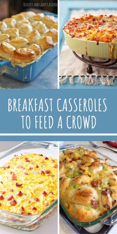 breakfast casseroles to feed a crowd