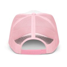 Stand out from the crowd with this trendy Sigma Kappa trucker hat! This head accessory is made with high-quality polyester and foam that guarantees a premium look and feel. The foam trucker hat has an adjustable snap that ensures a comfortable fit, and the mesh back provides great breathability. The matching color braid gives the hat an extra oomph. Style it with your favorite outfit any time of the day. SORORITY HAT DETAILS: 100% polyester front 100% polyester mesh back Thicker and heavier fabr Big Waves, Head Accessories, Coastal Style, Trucker Cap, Rodeo, Color Matching, Pink White, Trucker Hat, Balenciaga