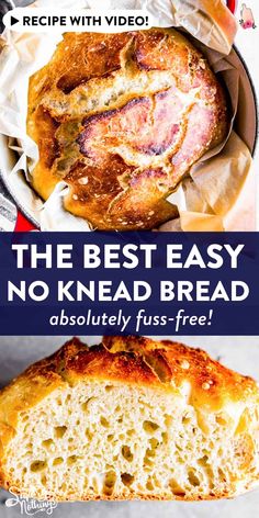 the best easy no knead bread recipe with video