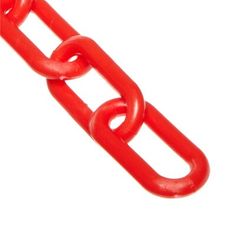 Create your own custom crowd control solution with the plastic barrier chain. Made of lightweight and strong high-density polyethylene, this plastic link chain is perfect for forming lines, directing crowds, or restricting access to protect people and property. Use the chain with stanchions, poles, and cone connectors to create strong visual barriers in a wide variety of indoor and outdoor settings. This plastic chain is UV resistant for long-lasting outdoor use and will not rust. Size: 1.44" H Safety Barriers, Industrial Safety, Crowd Control, Emergency Supplies, Facilities Maintenance, Metal Chain Link, Lowes Home Improvements, Colour Red, Outdoor Settings