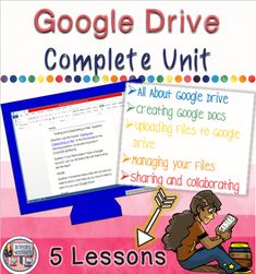 a computer screen with the text google drive complete unit