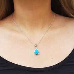 Beautiful Blue Fire Opal, Set delicately in Tear-drop shaped Sterling silver 925 frame. An amazing Gift For your self or your loved one oooooo ♣ Pendant: 1.2 cm x 2 cm + hanging ♣ 925 Sterling silver 16.5 / 18 / 20 / 24 Inch chain included for FREE (42 cm/45 cm/50 cm/60 cm) *Selection criteria listed in the above shopping window ♣ Arrives in gift box ♣ Enjoy FREE SHIPPING worldwide. oooooo If you have any questions regarding our items, please do not hesitate to contact us. We will be happy to pr Opal Necklace Silver, Blue Fire Opal, Fire Opal Necklace, Necklace Opal, Opal Pendant Necklace, Teardrop Necklace, Blue Fire, October Birthstone, Opal Pendants