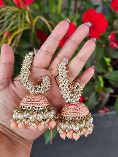 Jhumka Love - Tanzore Painting with Mogra Pearls and Stones 😍 Make these beautiful Jhumkas yours today s🛍♥️ Limited Edition ✨️ Fusion Style Festive Jhumkas With Stone Work, Festive Fusion Jhumkas With Stone Work, Fusion Kundan Jhumkas With Gota Work, Fusion Kundan Jhumkas With Stone Work, Fusion Style Kundan Jhumkas With Gota Work, Fusion Style Kundan Jhumkas With Stone Work, Fusion Kundan Jhumkas With Meenakari, Fusion Chandbali Jhumkas With Gota Work, Fusion Style Kundan Jhumkas With Meenakari