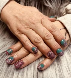 Dive into summer with our vibrant teal watermelon color nails, topped off with a chunky purple glitter tip! Perfect for adding a splash of fun and sparkle to your look. Watermelon Color Nails, Watermelon Color, Color Nails, Purple Glitter, Summer Nails, Nail Colors, Watermelon