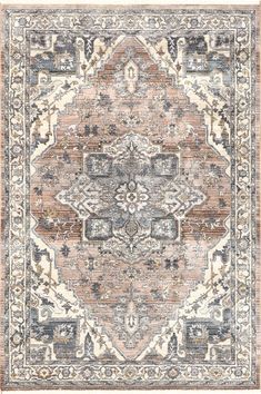 It doesn't get more classic than this: a Persian-inspired rug. This is the perfect floor covering for life's softest moments. Place this area rug at the foot of the bed to make your first steps of the day extra luxurious, or anywhere in the home that could use a graceful touch. This intricate medallion pattern creates the perfect depth and dimension in your space, allowing you and your loved ones to sit back and relax. What are you waiting for? Kick back and start enjoying with our easy to clean Paisley Rug, Medallion Pattern, Custom Size Rugs, Plush Rug, Rugs Usa, Vintage Persian Rug, Floor Covering, Sisal Rug, Rug Runner Hallway