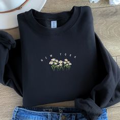 This crewneck sweatshirt is perfect for lounging, running errands and even layering for extra warmth! It's a perfect addition to your wardrobe and can be dressed up or down with practically anything. It's a perfectly relaxed fit while being soft and cozy. We recommend going a size up for an oversized look.  ✨UNISEX Sweatshirt✨ ✔️ Ships within 48 hours! ✔️ Perfect blend including 50% cotton, 50% polyester. ✔️ Sizing chart in product photos.  ✔️ Unisex, classic relaxed fit, preshrunk. CARE INSTRUCTIONS: ✔️ Machine wash, inside out on gentle. Lay flat to dry (or tumble dry on low). ✔️ Do not iron directly on graphic print. ADDITIONAL INFORMATION: If you're looking for a different size, color, or style to what we offer, please contact us and we will try to work something out for you!  We are u Cozy Fit Letter Print Sweatshirt For Spring, Cozy Fit Crew Neck Sweatshirt For Spring, Sporty Crew Neck Sweatshirt For Spring, Spring Sporty Crew Sweatshirt, Sporty Crew Sweatshirt For Spring, Comfortable Cozy Fit Sweatshirt For Spring, Spring Crew Neck Sweatshirt With Letter Print, Crew Neck Sweats With Letter Print For Spring, Spring Fleece Sweats With Crew Neck