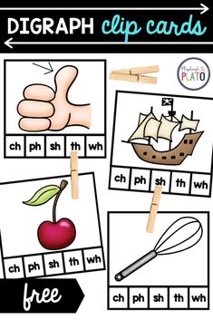 printable worksheet for beginning and ending the phonics with pictures of different objects