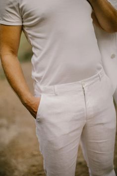 Linen Groom Pants Linen Wedding Pants Rustic Wedding Pants - Etsy Bosnia and Herzegovina Linen Groom, Linen Clothes For Men, White Boho Wedding, Linen Pants For Men, Linen Wedding Suit, Linen Suits For Men, Wedding Pants, Linen Wedding Dress, Mens Wedding Attire