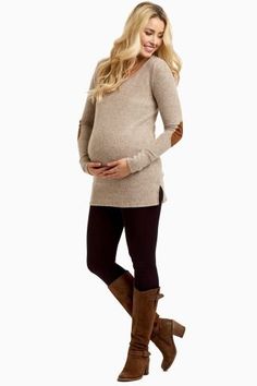 856fc81623da2150ba2210ba1b51d241desc35386738ri Maternity Winter, Maternity Clothes Fashionable, Patch Sweater, Pregnancy Fashion, Maternity Chic