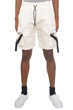 Tactical Short 98% polyester 2% spanReflective Tape Extra pockets sized for tactical use Functional White Shorts For Streetwear, Functional White Streetwear Shorts, White Techwear Cargo Pants For Outdoor, Utility Nylon Cargo Shorts, Summer Nylon Techwear Cargo Pants, White Nylon Shorts With Pockets, Functional Nylon Cargo Shorts For Streetwear, White Shorts With Pockets For Outdoor, Functional White Shorts With Pockets