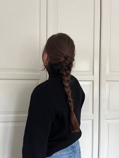 Brown Hair Hairstyles Aesthetic, Fall Hairstyles Brown Hair, Braids Brunette Hair, Brown Hair Braided Hairstyles, Fall Hairstyles Brunette, French Plait Aesthetic, Brunette Braided Hairstyles, Hair Style Trend 2024/2025, Braids On Brown Hair