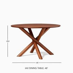 an image of a table with measurements for the top and bottom section, including two crossed legs