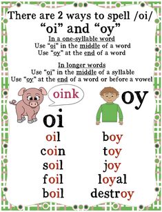 there are 2 ways to spell / diffrent or oy in one - word