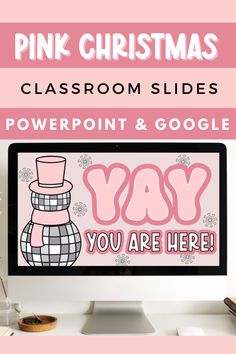 Bring a dash of pink to your classroom this Christmas with our interactive Google Classroom Slides! These vibrant slides are perfect for keeping students engaged during the festive season, making learning fun while still keeping the holiday spirit alive. Don't miss out on this colorful addition to your holiday lesson plans! Holiday Lesson Plans, Classroom Slides, Holiday Lessons, Classroom Fun