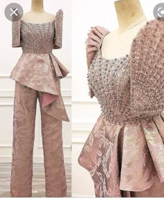 Modern Filipiniana Jumpsuit, Filipiniana Modern Outfit, Batik Filipiniana, Filipiana Dress Modern, Filipiniana Outfit Ideas, Modern Filipina Outfit, Plus Size Filipiniana, Filipiana Dress Modern Classy, Modern Filipiniana Outfit