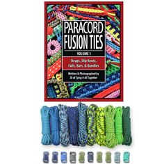 paracord fusion ties, vol 1 - step by step instructions for making paracord bracelets