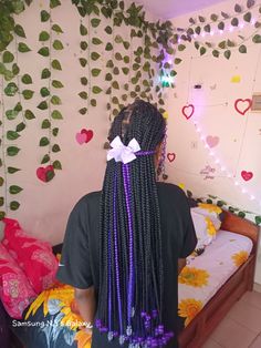 purplelicious Purple Hair Braids Hairstyles, Purple, Pins