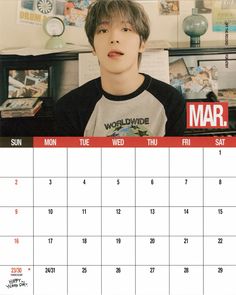 ATEEZ 2025 Season's Greetings Desk Calendar Scans