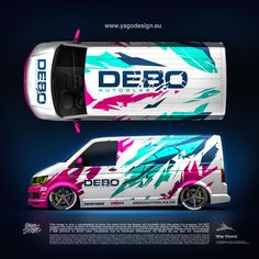 a van wrap design for an auto detailing company