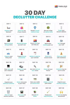 the 30 day declutter challenge is here