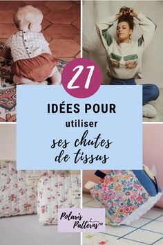 the collage shows different types of pillows and their names in french, with pictures of them