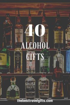 40 Alcohol gifts with a photo of bottles of alcohol Alcohol Accessories Gifts, Alcohol Flask Aesthetic, Drinking Gifts For Women, Secret Santa Alcohol Ideas, Alcohol Gift Basket Ideas For Him, Alcoholic Christmas Gifts, Birthday Alcohol Gift Ideas, Alcohol Basket Ideas, Alcohol Gift Basket Ideas