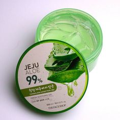 THE FACE SHOP JEU ALOE -  300ML (U.S SHIPPING) Formulated with 99% aloe barbadensis leaf extract from Island Jeju to soothe and moisturize the skin! This gel can be used for various purposes, including moisturizing, soothing, facial pack, and after-sun care. As aloe barbadensis leaf extract is absorbed into the skin without leaving any sticky residue behind, it soothes and moisturizes at the same time. Formulated  without 5 additives : paraben, benzophenoem animal oil, mineral oil, and artificia After Sun Care, Soothe Sunburn, Soothing Gel, Pretty Skin Care, The Face Shop, Hair Essentials, Pretty Skin, After Sun, Aloe Vera Gel