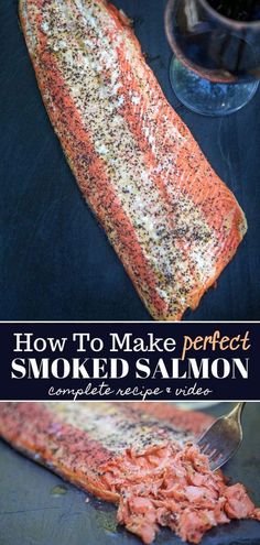 the cover of how to make perfect smoked salmon