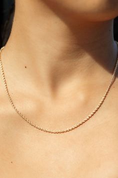 A classic everyday gold chain necklace. Vintage inspired and timeless, this dainty rope chain is made from 18kt Gold Filled and the perfect layering essential. A must have piece that never goes out of style.✦ DETAILS ✦✧ Name: Lihau (lee HA oo) - Gentle rain; cool, fresh.✧ 18kt Gold Filled.✧ All Ke Aloha Jewelry pieces come packaged thoughtfully, beautifully, and ready for gift giving.✧ Unless otherwise noted in the listing description, all pieces are sold individually. Photos with models/multipl Elegant Rope Chain Necklace For Everyday, Elegant Everyday Delicate Rope Chain Necklace, Rope Chain Necklace For Everyday, Everyday Rope Chain Necklace, Dainty Gold Rope Chain Necklace With Delicate Chain, Gold Classic Rope Chain Necklace For Everyday, Classic Gold Rope Chain Necklace For Everyday, Classic Everyday Delicate Rope Chain Necklace, Elegant Everyday Gold Rope Chain Necklace