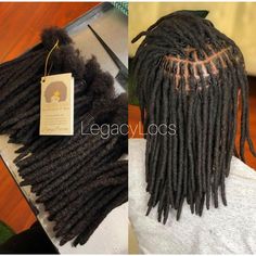 ALL PICTURES IN THIS LISTING ARE PROVIDED FOR REFERENCE TO DISPLAY MY WORK... PLEASE REVIEW DESCRIPTION, SHOP POLICIES AND FAQ BEFORE YOU PLACE YOUR ORDER... LLOCS ARE SOLD IN BUNDLES, 10 LOCS COMES IN ONE BUNDLE. Please note that the thickness your natural hair plays a factor in how many locs 100 Locs, Micro Braids Human Hair, Locs Short, Natural Dreadlocks, Hair Locs, Lemonade Braids, Mom Hair, Drinks Ideas, Sister Locs