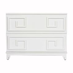 Wrenfield White Drawer Chest by Worlds Away | Fig Linens Entertainment Cabinet, White Chest, White Drawers, Chest Dresser, White Mirror, White Chests, Wooden Cabinets, Beveled Mirror, Large Drawers