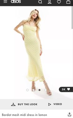 Elegant Yellow Square Neck Midi Dress, Elegant Yellow Midi Dress With Square Neck, Yellow Spaghetti Straps Midi Dress For Evening, Yellow Spaghetti Strap Midi Dress For Evening, Yellow Square Neck Midi Dress For Party, Formal Dresses Graduation, Mesh Midi Dress, Cocktail Dress Formal, Winter Party Dress