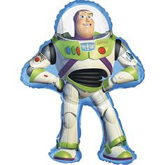 the toy story buzz lightyear balloon is shown