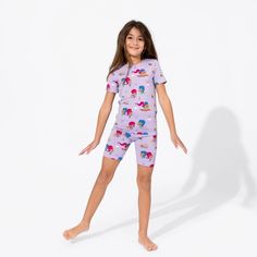 From function & comfort to fit & safety, we've got you covered. Our favorite bamboo kids pajamas, now available in a short set!!! Just in time for Summer! *Our Pajama Sets are made snug-fitting to allow us to make it free of flame retardants & for the safety of your little one. We encourage you to try before washing. * Perfect fit Designed to fit all body types with a little stretch and a luxuriously smooth fabric. * Super Soft Waistband for extra comfort and easy pull ups and pull downs (perfec Magic Carpet Ride, Pajama Short Set, Baby Gift Registry, Toddler Potty Training, Pajama Short, Shark Design, Colorful Baby, Shimmer Shine, Shimmer And Shine