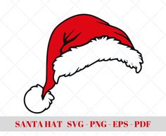 santa hat svg eps file