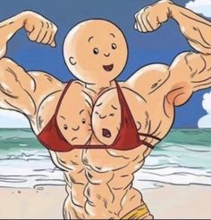 an image of a cartoon character flexing his muscles