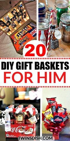 the top 20 diy gift baskets for him