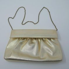 Find many great new & used options and get the best deals for vtg 50s 60s MISS LEWIS Metallic Gold Glam Mod Clutch Purse Chain Shoulder Handle at the best online prices at eBay! Free shipping for many products! Elegant Evening Bag For Vintage Events, Vintage Evening Bag For Events, Classic Evening Bag For Parties, Vintage Evening Bag With Chain Strap For Formal Occasions, Classic Chain Strap Evening Bag For Parties, Classic Evening Bag With Chain Strap For Parties, Classic Party Evening Bag With Chain Strap, Retro Gold Evening Bag For Parties, Gold Retro Evening Bag For Parties