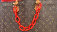 Louis Vuitton Vintage Sac Plat Monogram Bag Tote Resin Chain & Insert Bag Organizer & Accessories 👜 - YouTube Resin Chain, Louis Vuitton Vintage