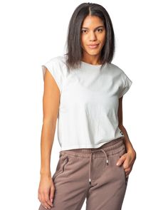 Our eternal tee is the perfect casual shirt. Cropped, yet long enough for a modest look, and soft as a feather. Perfect for beating the heat! Winged sleeve detail Cropped look Lightweight Fabric The Model is wearing a size small and is 5'7" 145lbs Fabric Content:60% Cotton 40% ModalCare Instructions:Machine Wash Cold, No Bleach, Tumble Dry Low Summer White, Crop T Shirt, Cropped Tee, White Summer, Crop Tshirt, Sleeve Detail, Casual Shirt, Crop Tee, Lightweight Fabric