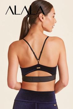 Luxe layering. This bra takes velvet from day to night. Luxury Athleisure, Velvet Bra, Cami Bra, Velvet Set, Bra Size Charts, Navy Velvet, Seamless Bra, Trending Today, Women Men Shoes