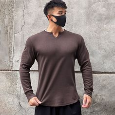 Product Description     Item Type: Sports & Fitness T Shirt  Gender: Men  Material: Cotton, Spandex  Fabric Type: Broadcloth  Collar: V-Neck  Sleeve Length(cm): Full  Sleeve Style: Regular  Style: Casual  Hooded: No  Pattern Type: Solid  Application: Gym, Workout, Exercise, Fitness, Bodybuilding, Outdoor, Sports, Running     Load More Images                               VIVINCH 5-POINT HAPPINESS CHECKLIST    FREE shipping provided and it’s not a fake promise. Secured payments via PayPal® Money Happiness Checklist, Fitness T Shirts, Lycra Men, Paypal Money, Men’s Fitness, Iron Shirt, Men's Fitness, Fitness Bodybuilding, Mens Workout Clothes