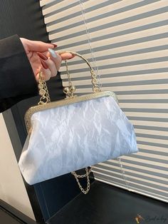 Bird in Bag - Elegant Clasp Chain Evening Bag for Women Chic Evening Bags, Bag Elegant, Novelty Bags, Minimalist Chic, Bird In Bag, Bag For Women, Beaded Chain, Chain Styles, Evening Bags