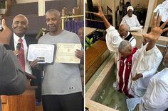 Academy Award-winning actor Denzel Washington, 69, received his minister's license after getting baptized over the weekend.