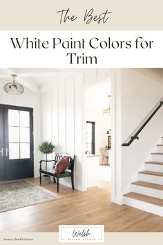 the best white paint colors for trim