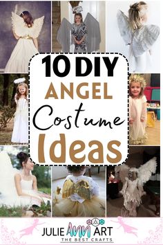 Angel Costume Easy Diy Angel Costume, Angel Diy Costume Women, Angel Halos Diy, Angel Costume Diy Kids, Simple Angel Costume Diy, Angels In The Outfield Costume, Angel Costume Christmas, Diy Kids Angel Costume, Angel Costume Inspiration