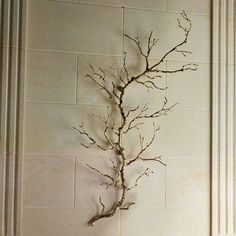 Twig Wall Art -Brass-Global Views-GVSA-9.92246-Wall Art-1-France and Son Twig Wall Art, Tree Wall Art Diy, Brass Wall Art, Brass Interior, Metal Tree Wall Art, Tree Wall Decor, Global Views, Tree Sculpture, Metal Tree