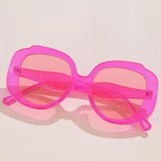 These Are A Funky Pair Of Pink Sunglasses, Brand New Condition! Pink Sunglasses, Sunglasses Brand, Colored Sunglasses, Sunglasses Accessories, Pink Ladies, Women Accessories, Sunglasses, Brand New, Pink