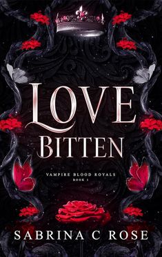 the cover to love bitten vampire blood royals, by sabrana crosee